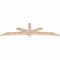 Ekena Millwork Alberta Smooth Timber Gable Bracket, Douglas Fir, 108"W x 31 1/2"H x 3 1/2"D x 5 1/2"F, 7/12 Pitch GBW108X31X0406ALB00SDF - alternate 4